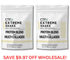 Vanilla XTREME SHAKE w/Sensoril® Ashwagandha PROTEIN & MULTI-COLLAGEN - 2 Pack (30 servings, 2 scoops per serving)